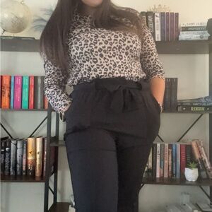 Amazon Black Relaxed Fit Trousers